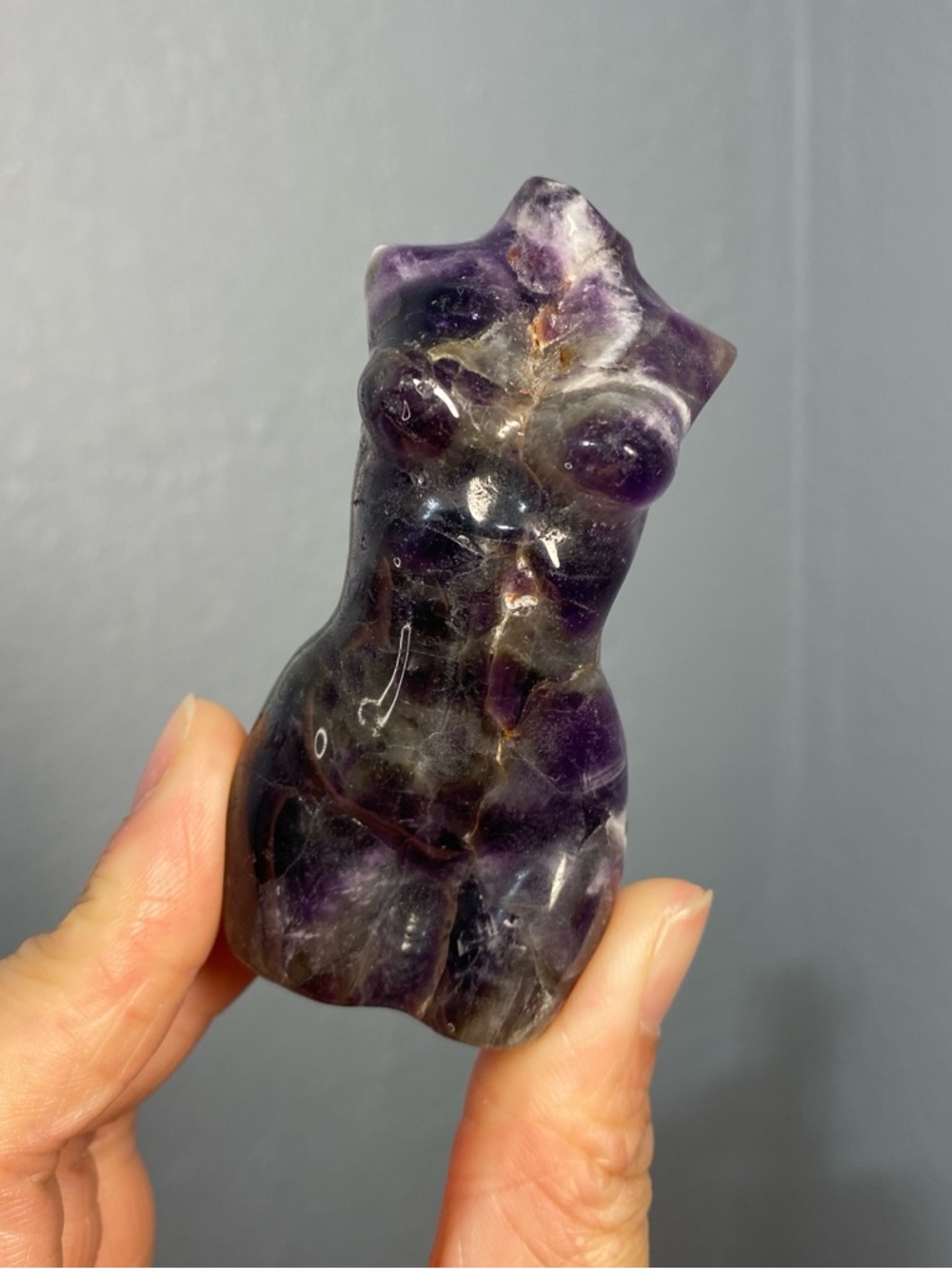 DREAM AMETHYST GODDESS BODY CRYSTAL CARVING